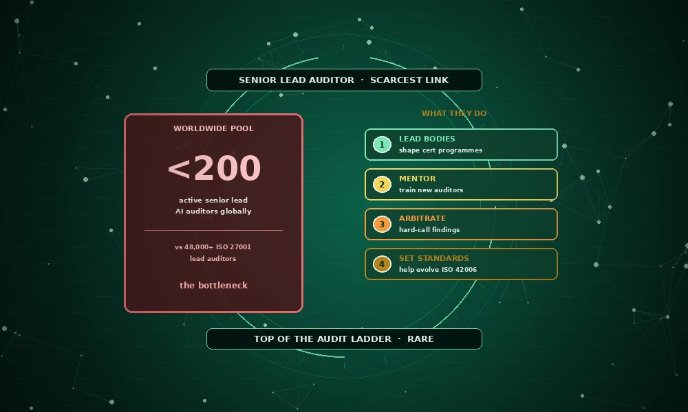 ISO 42001 Senior Lead Auditor: The Scarcest Link in AI Assurance