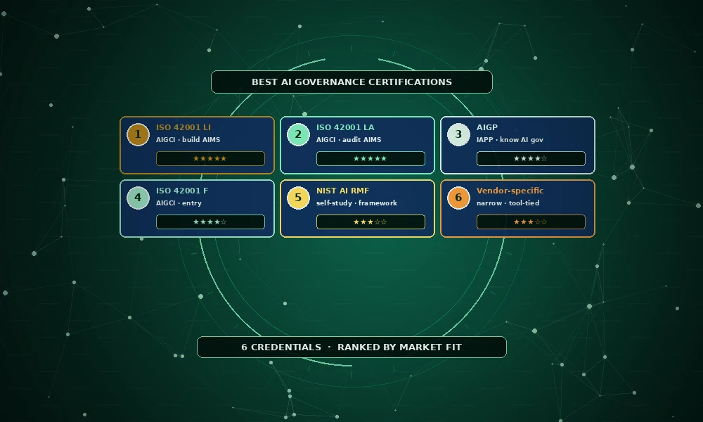 Best AI Governance Certifications: Which One Fits Your Goal